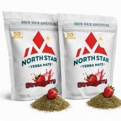 North Star Yerba Mate – Strawberry (150g)