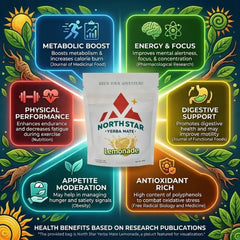 North Star Yerba Mate Lemonade – Natural & Refreshing Energy Drink (100g)