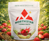 North Star Yerba Mate Strawberry – Natural Berry Infused Energy Drink (100g)
