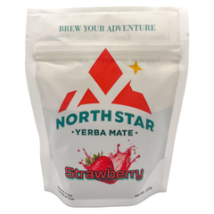 North Star Yerba Mate Strawberry – Natural Berry Infused Energy Drink (100g)