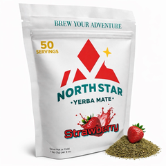 North Star Yerba Mate – Strawberry (150g)