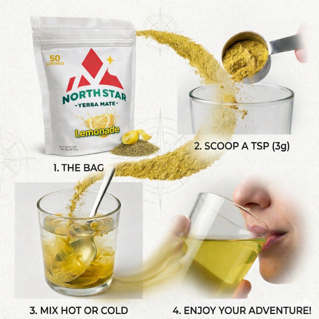 North Star Yerba Mate – Lemonade (150g)