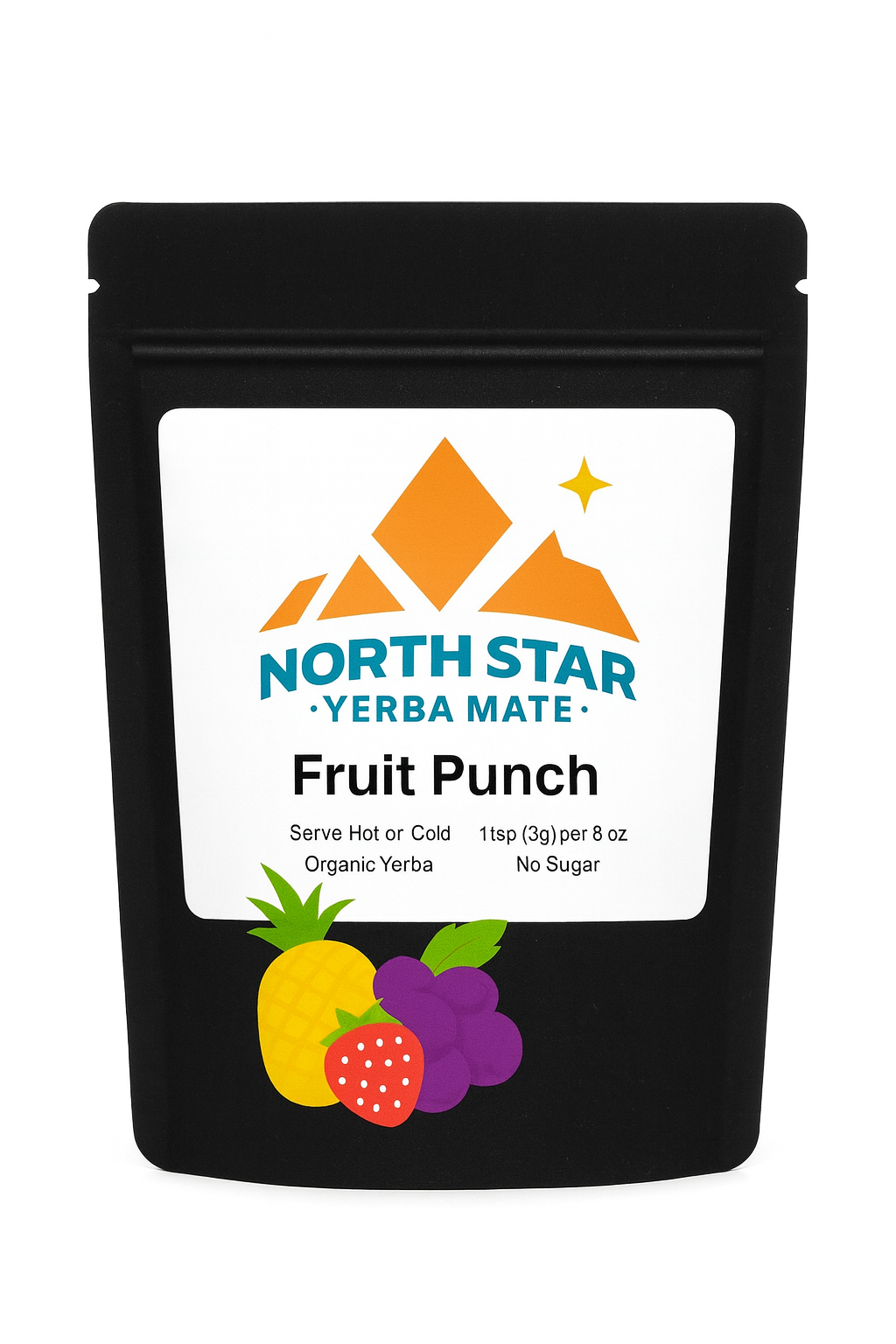North Star Yerba Mate – Fruit Punch (100g)