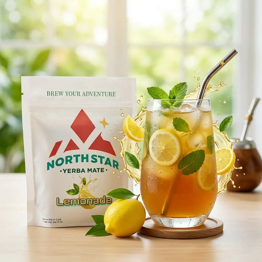 North Star Yerba Mate Lemonade – Natural & Refreshing Energy Drink (100g)