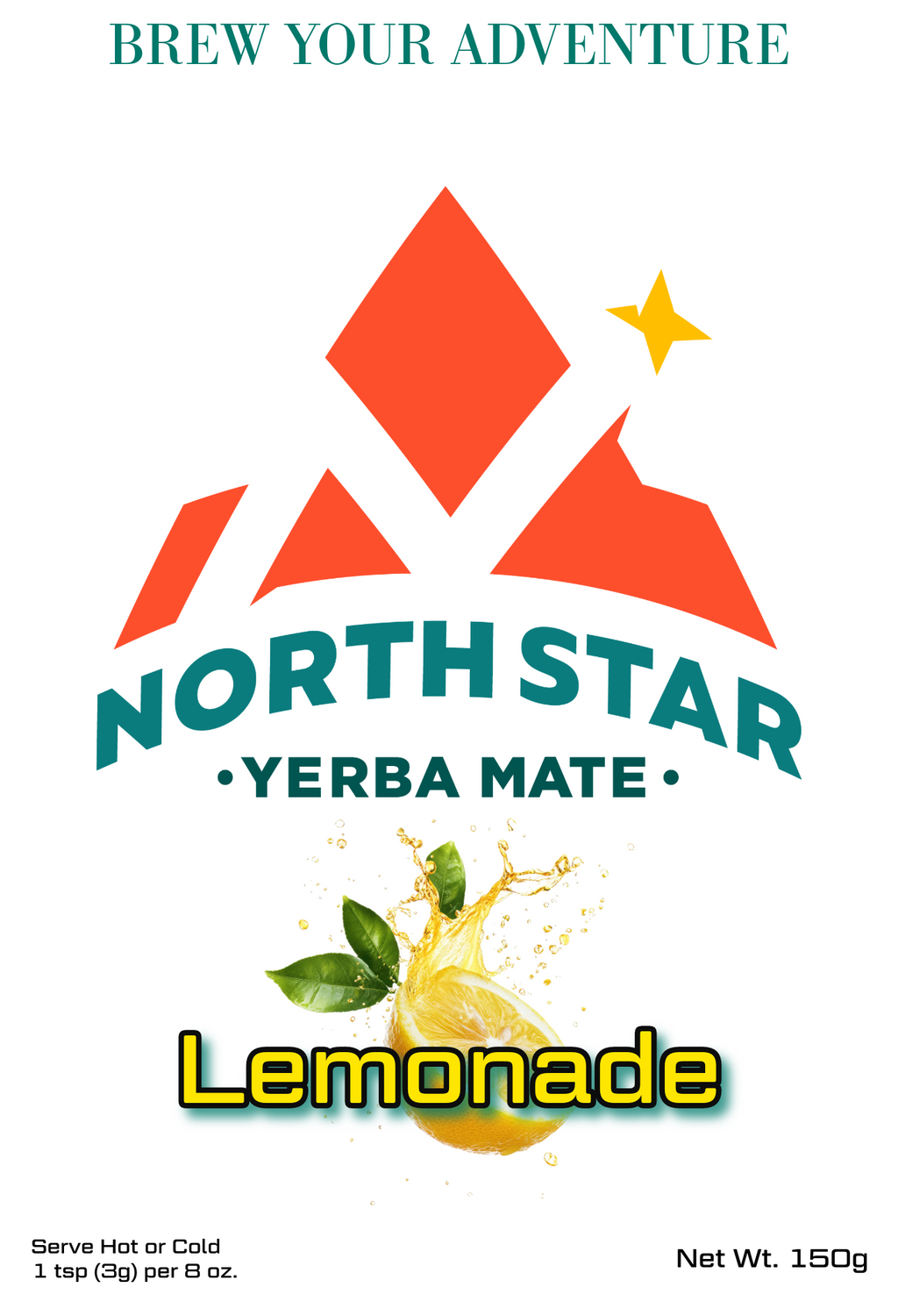 North Star Yerba Mate – Lemonade (150g)