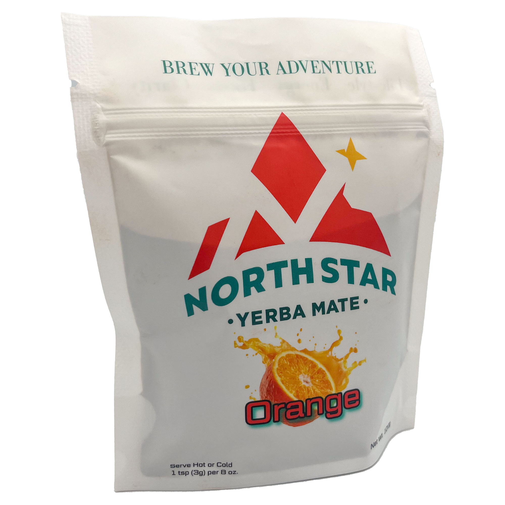 North Star Yerba Mate - Orange Flavor (100g)